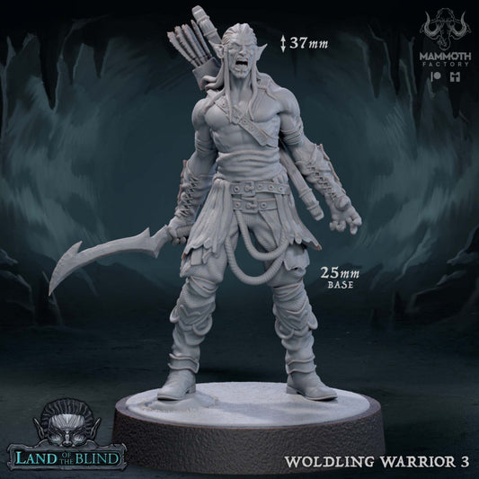 Woldling Warrior - Warrior (25mm Base)