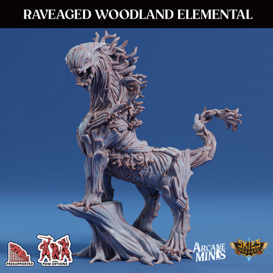 Ravaged Woodland Elemental - Standing (100mm Base)
