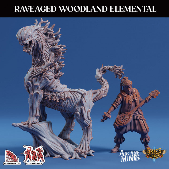 Ravaged Woodland Elemental - Standing (100mm Base)