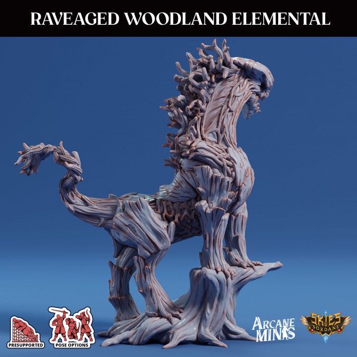 Ravaged Woodland Elemental - Standing (100mm Base)