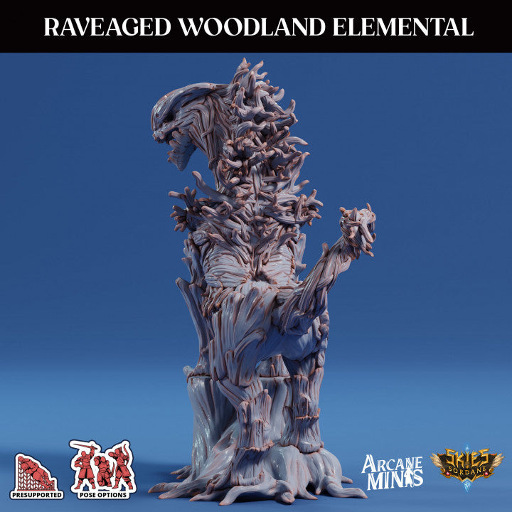 Ravaged Woodland Elemental - Standing (100mm Base)