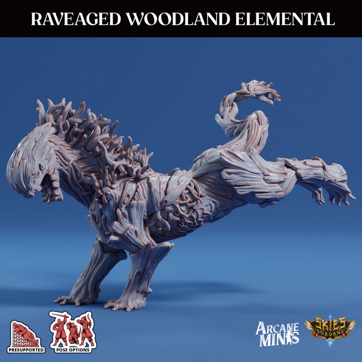 Ravaged Woodland Elemental - Standing (100mm Base)