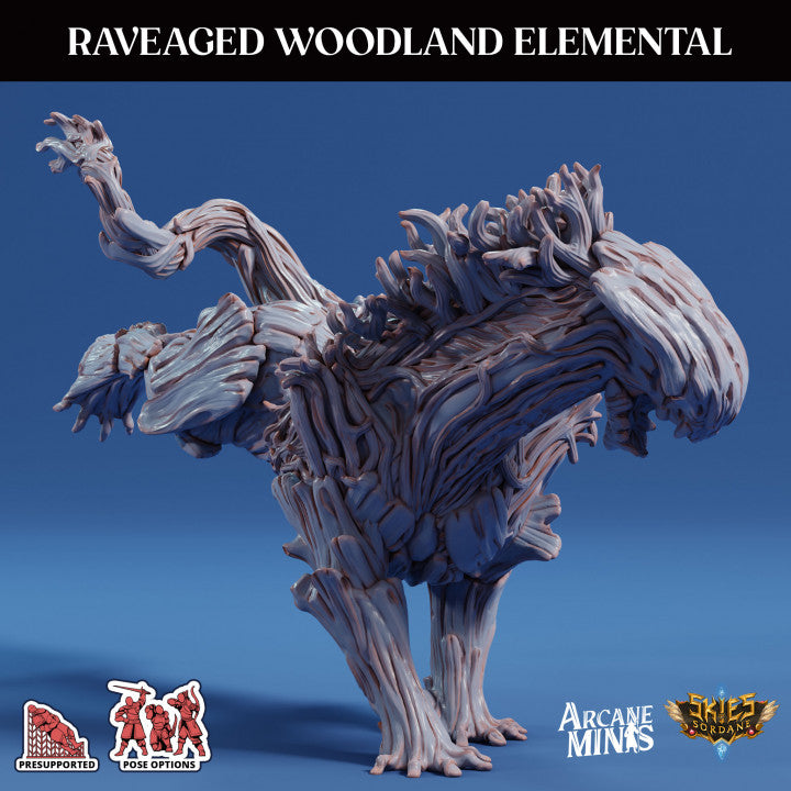 Ravaged Woodland Elemental - Standing (100mm Base)