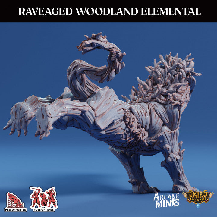 Ravaged Woodland Elemental - Standing (100mm Base)