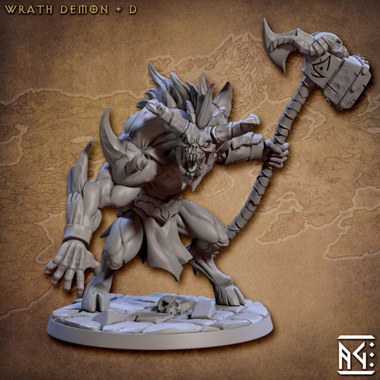 Wrath Demon Guardian Fiends | Large | Artisan Guild | D&D DnD Pathfinder Miniature