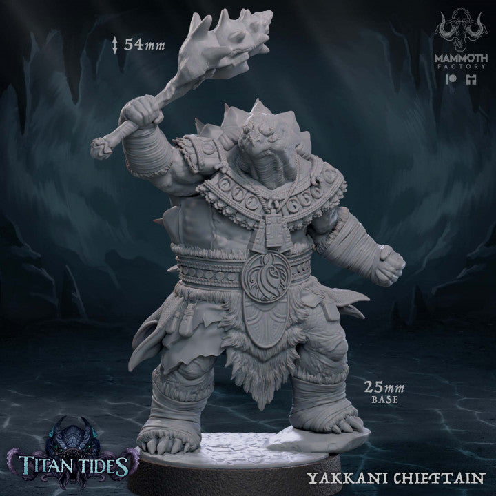 Tortle Warrior Chieftain Miniature | Medium | Mammoth Factory | D&D DnD Pathfinder Miniature