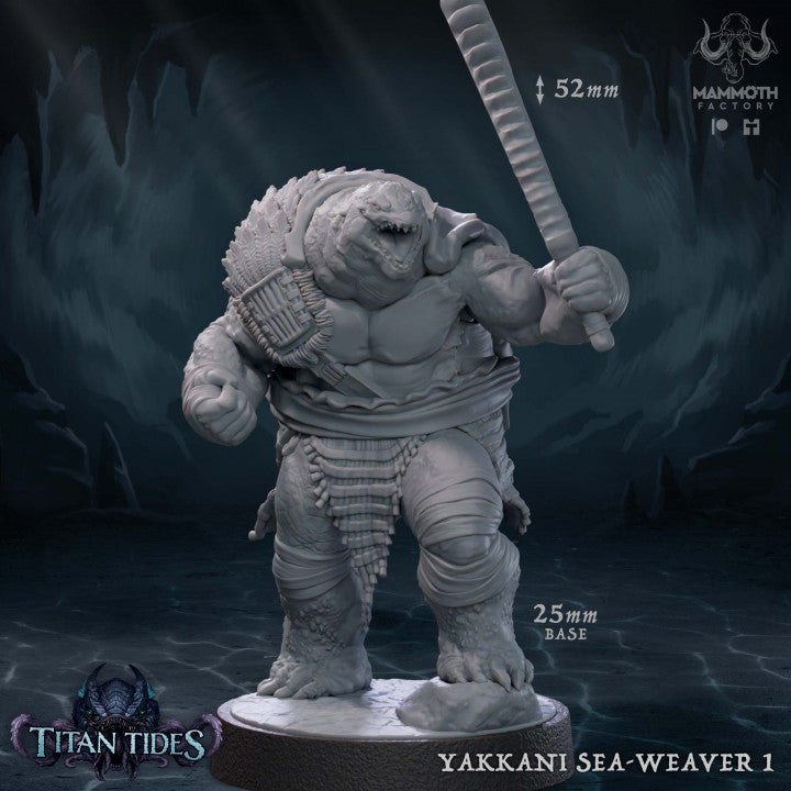 Sea-Weaver Amphibious Creatures | Medium | Mammoth Factory | D&D DnD Pathfinder Miniature
