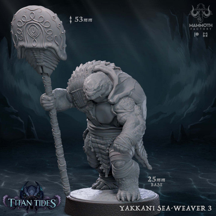 Sea-Weaver Amphibious Creatures | Medium | Mammoth Factory | D&D DnD Pathfinder Miniature