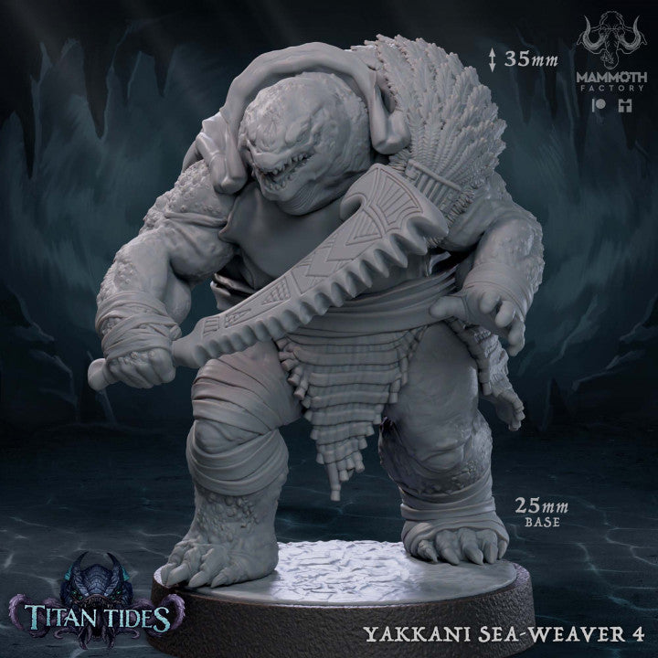 Sea-Weaver Amphibious Creatures | Medium | Mammoth Factory | D&D DnD Pathfinder Miniature