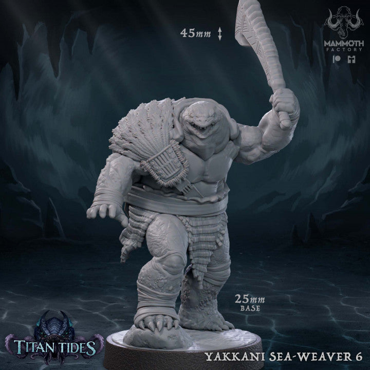 Sea-Weaver Amphibious Creatures | Medium | Mammoth Factory | D&D DnD Pathfinder Miniature