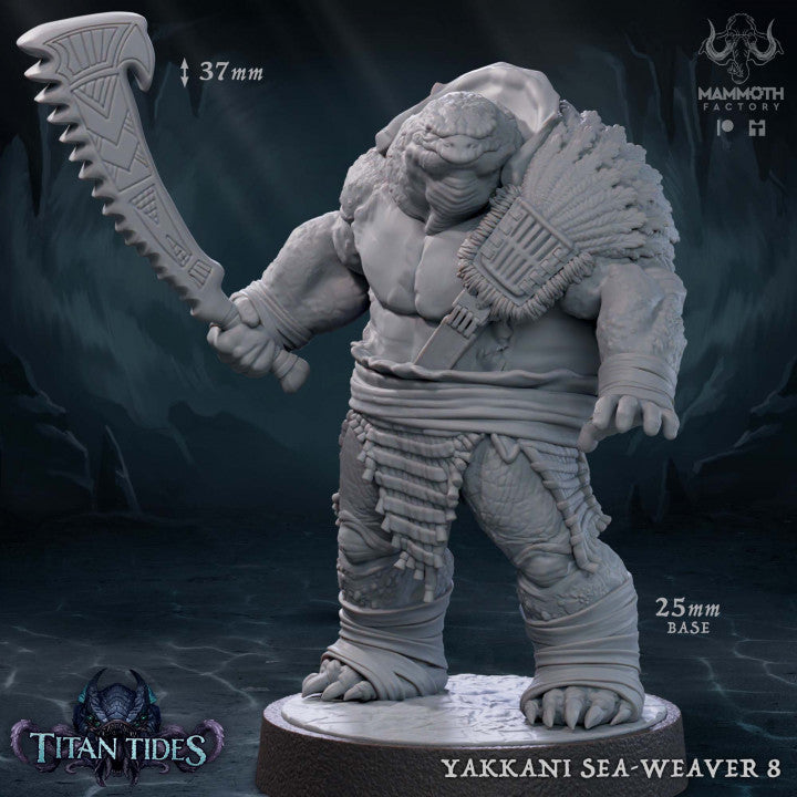 Sea-Weaver Amphibious Creatures | Medium | Mammoth Factory | D&D DnD Pathfinder Miniature