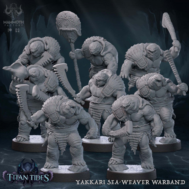 Sea-Weaver Amphibious Creatures | Medium | Mammoth Factory | D&D DnD Pathfinder Miniature