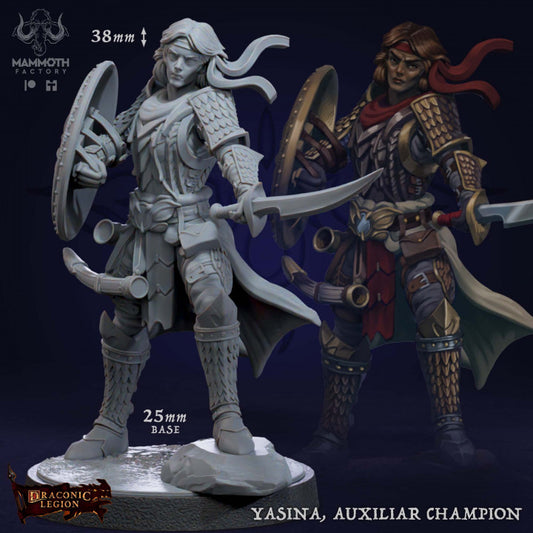 Yasina, Auxiliar Leader - Guard (25mm Base)