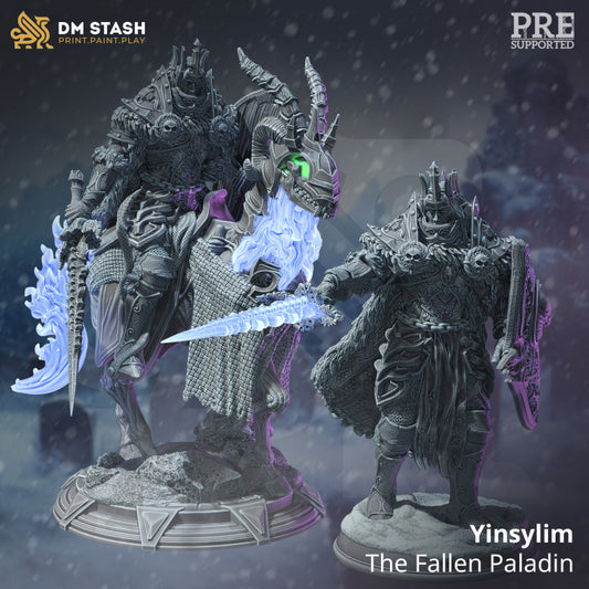 Death Knight Fallen Paladin - Mounted (50mm Base)