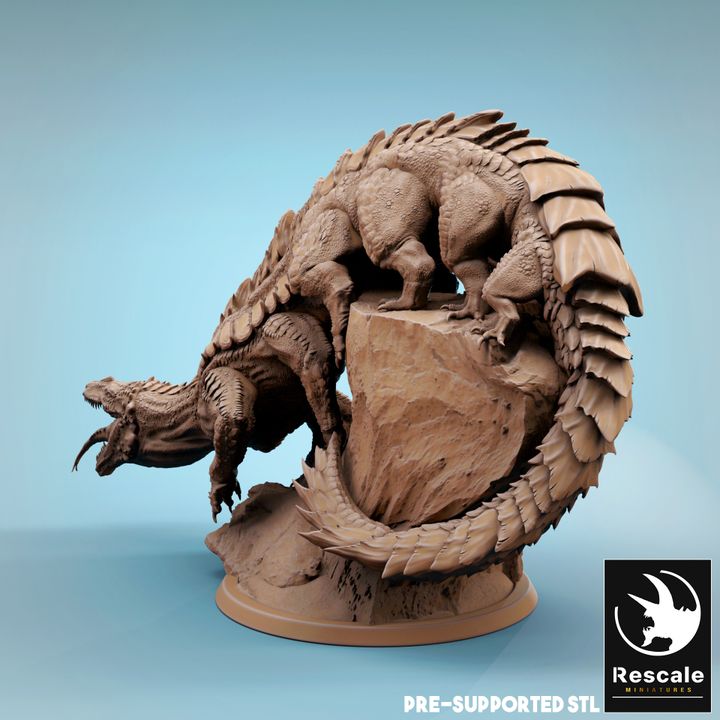 Young Behir - Climbing (50mm Base)
