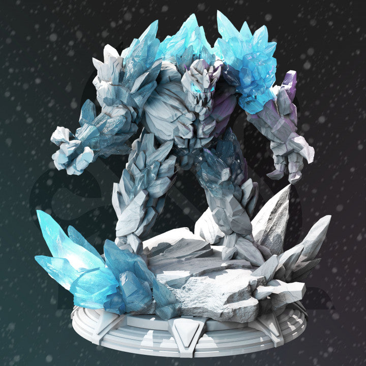 Frost Golem Elemental Constructs Ice | Large | DM Stash | D&D DnD Pathfinder Miniature