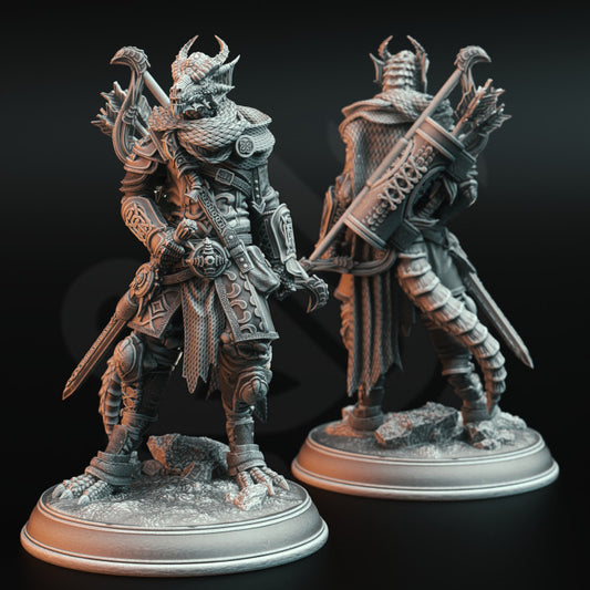 Dragonborn Ranger - Stance (25mm Base)