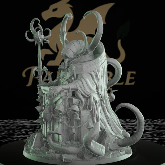 Bell Warden Spellcaster Guardian Miniature | Huge | Rescale Miniatures | D&D DnD Pathfinder Miniature