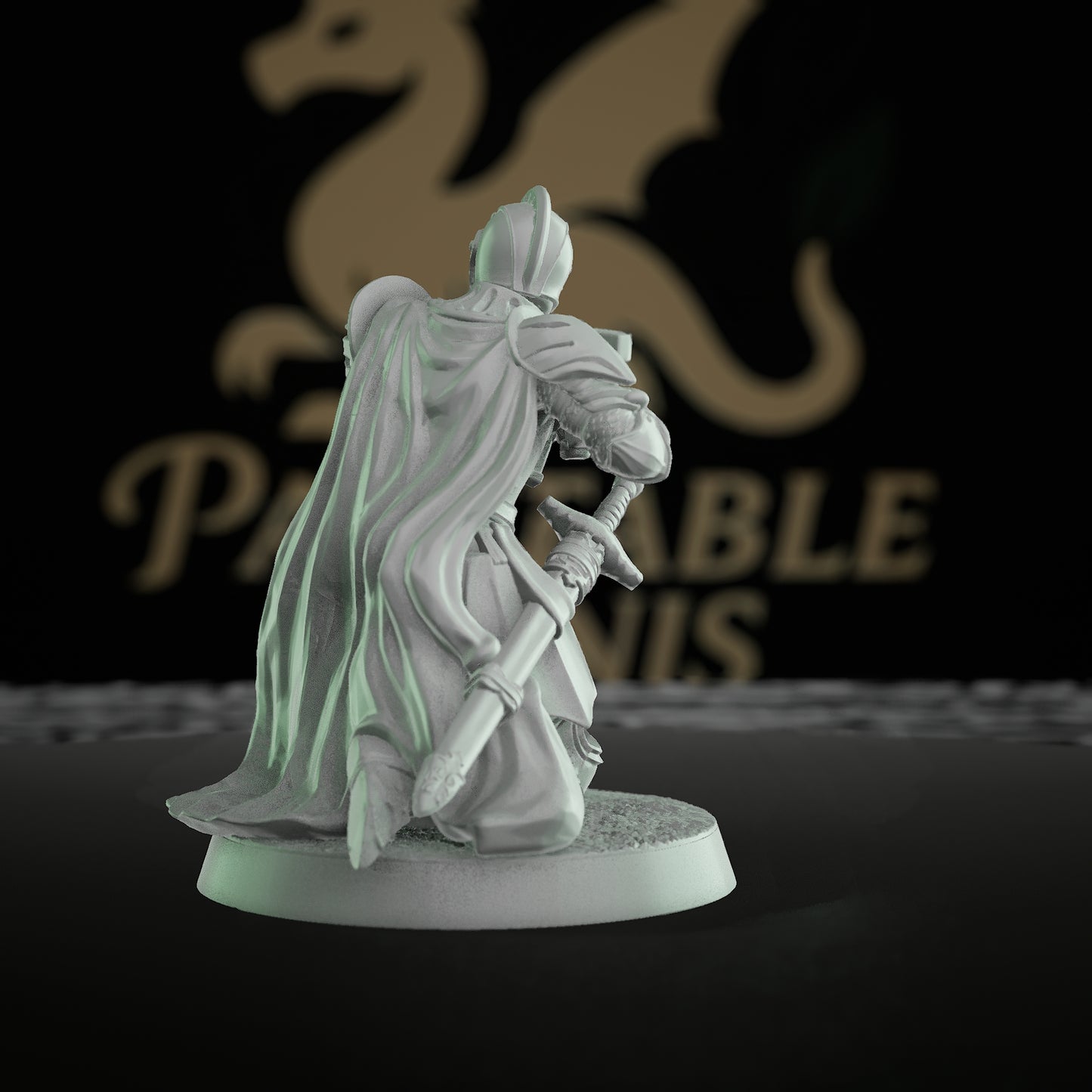 Chivalrian Knight Crossbow Figure Medium | Mammoth Factory | D&D DnD Pathfinder Miniature