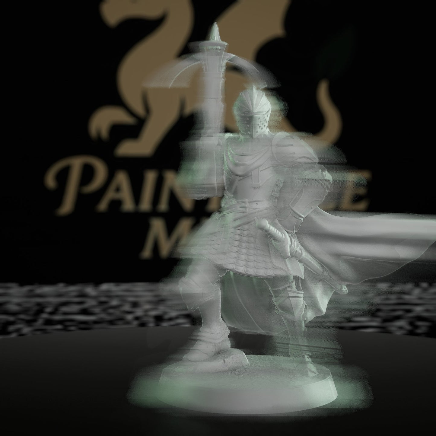 Chivalrian Knight Crossbow Figure Medium | Mammoth Factory | D&D DnD Pathfinder Miniature