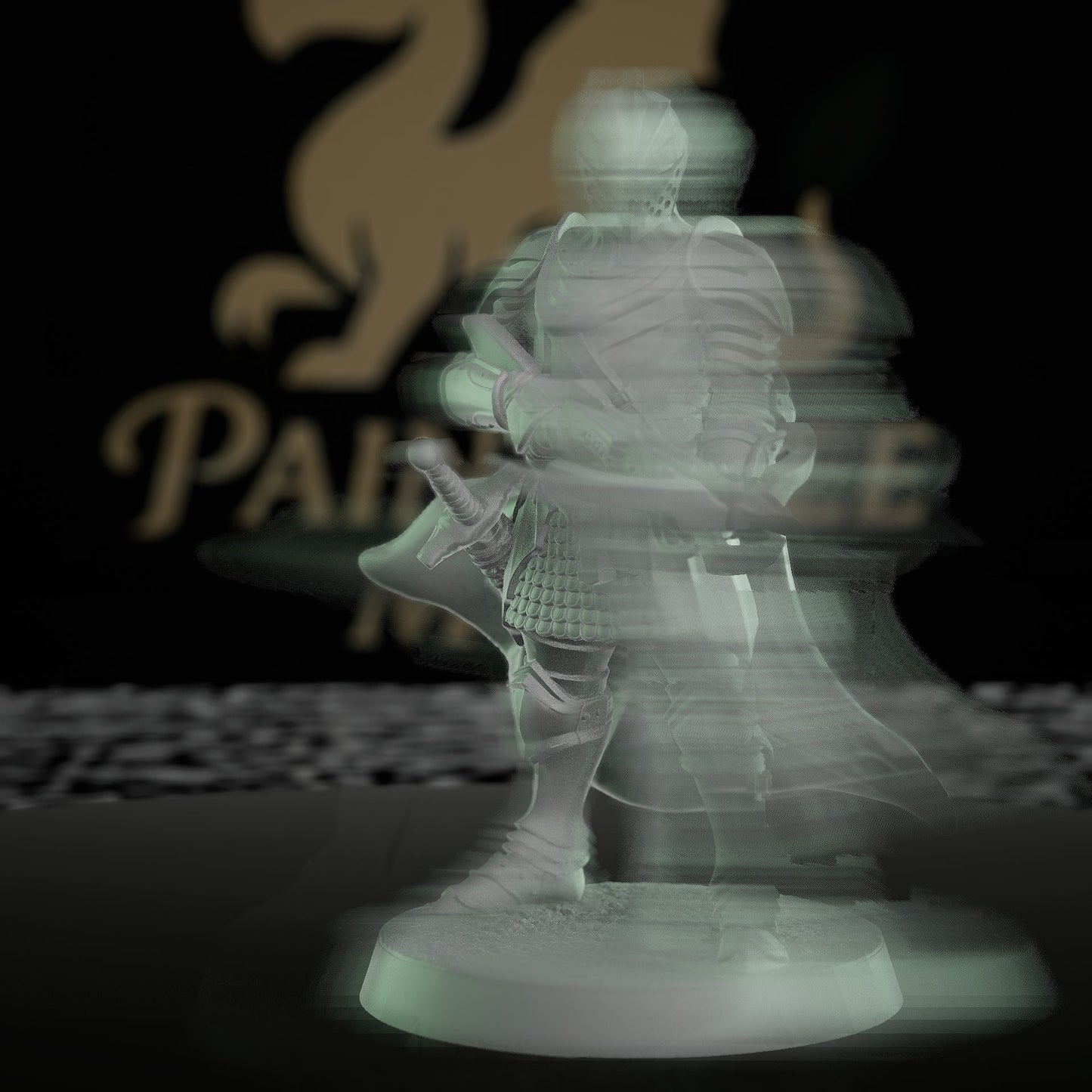 Chivalrian Knight Crossbow Figure Medium | Mammoth Factory | D&D DnD Pathfinder Miniature