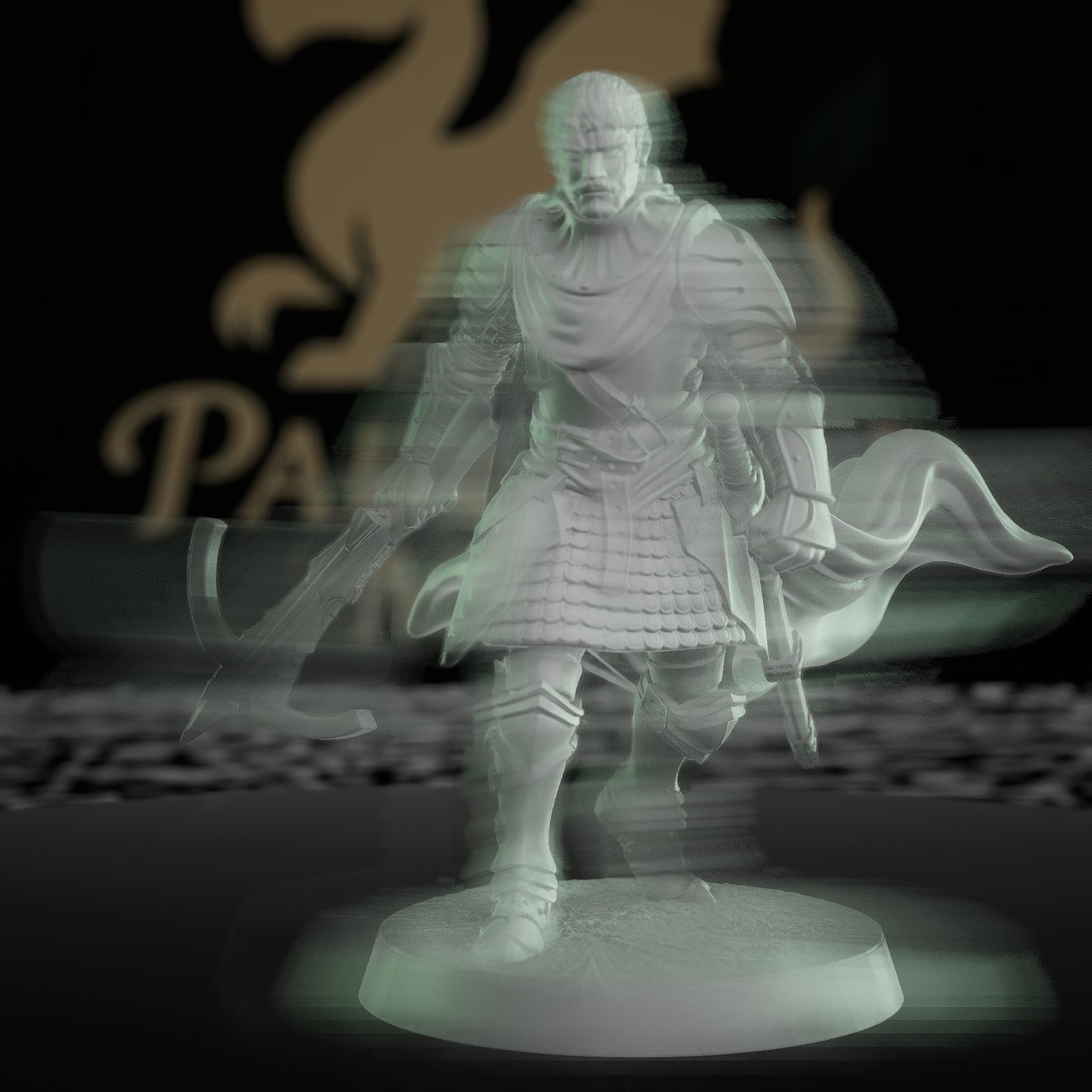 Chivalrian Knight Crossbow Figure Medium | Mammoth Factory | D&D DnD Pathfinder Miniature