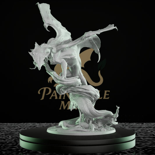 Green Dragon Miniature Dragon RPG Huge | Rescale Miniatures | D&D DnD Pathfinder Miniature
