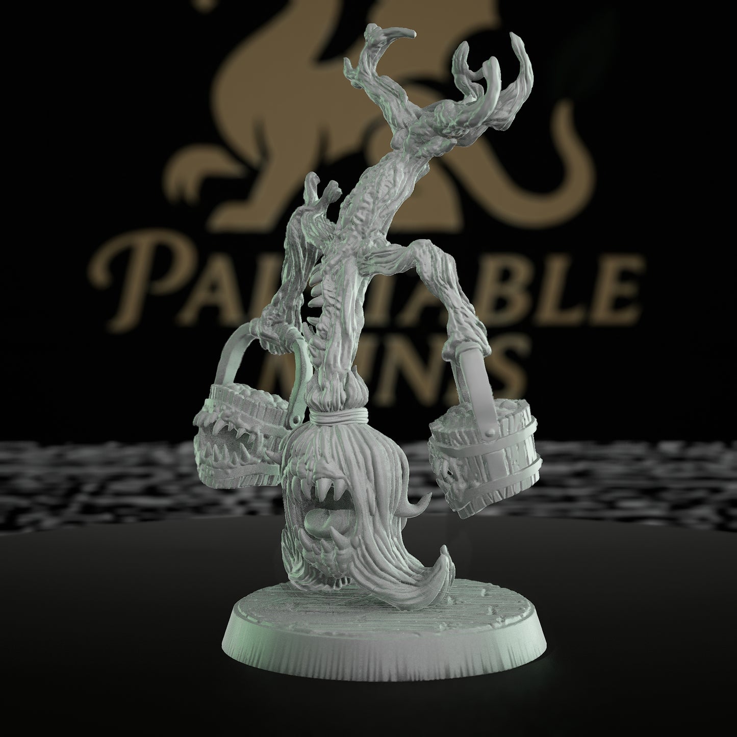 Crazed Broom Monstrosity Miniature RPG Monster | Medium | Mammoth Factory | D&D DnD Pathfinder Miniature