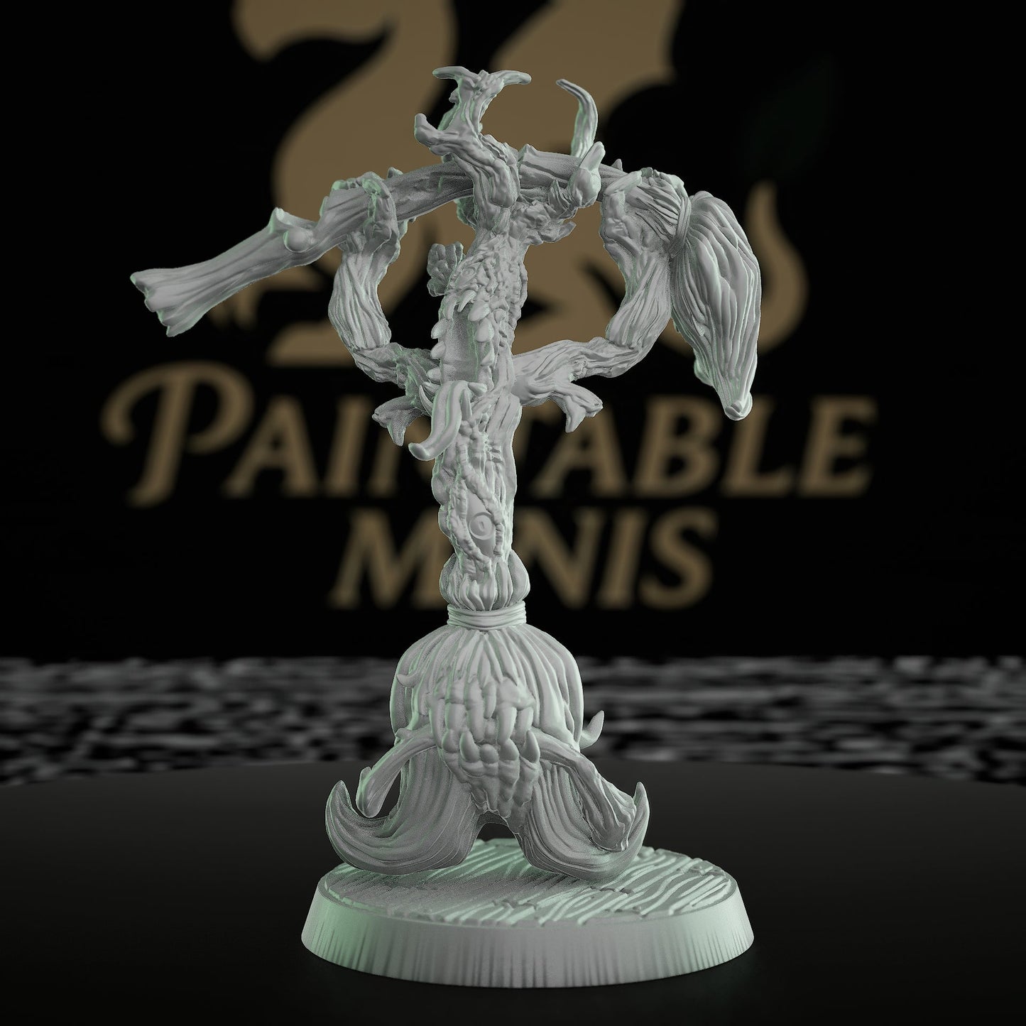 Crazed Broom Monstrosity Miniature RPG Monster | Medium | Mammoth Factory | D&D DnD Pathfinder Miniature