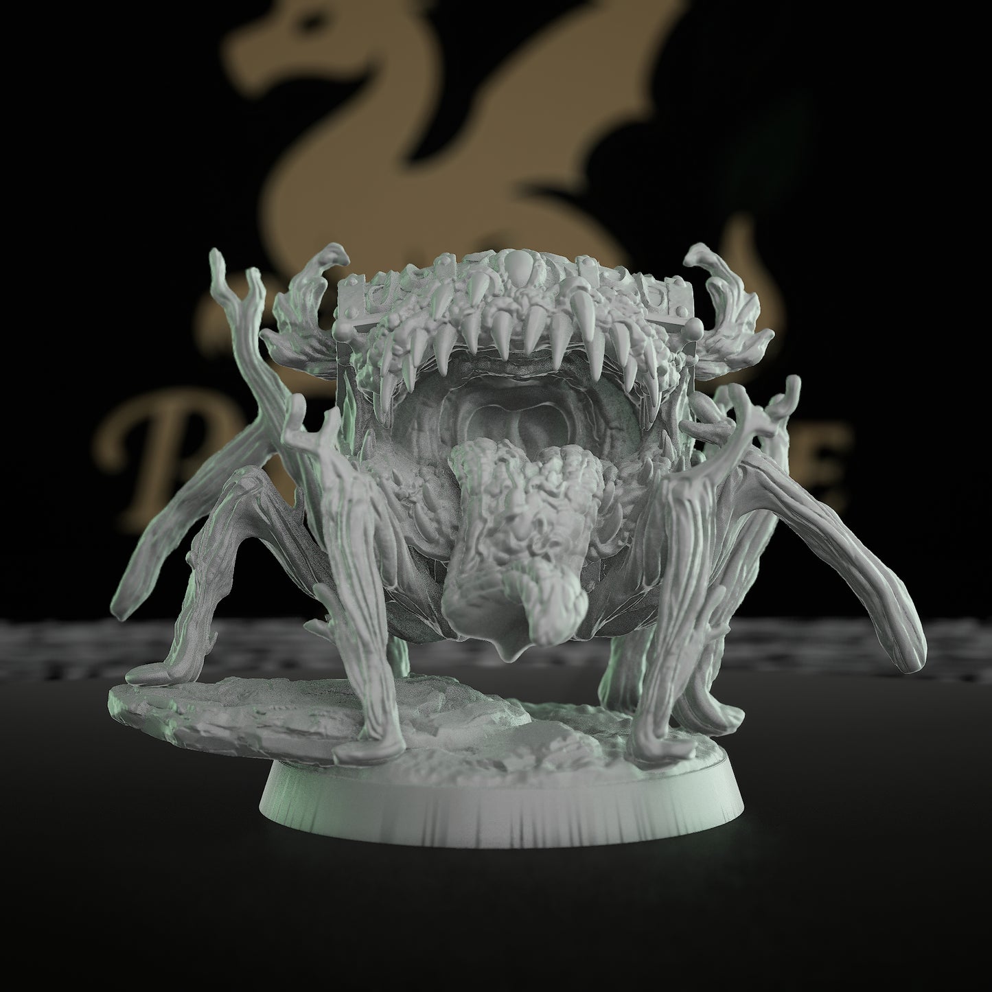 Mimic Chest Monster Miniature | Dungeons and Dragons Monstrosity | RPG Tabletop Miniature DnD Painting