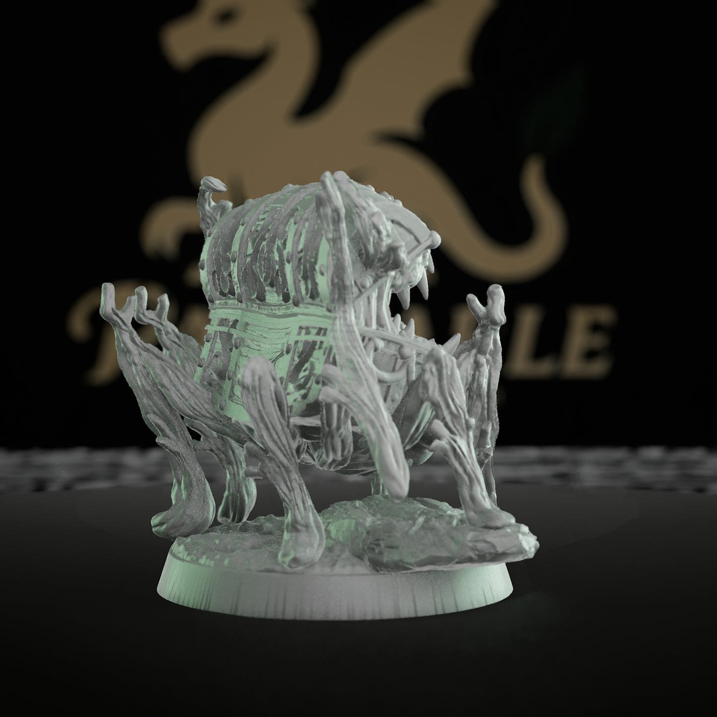 Mimic Chest Monster Miniature | Dungeons and Dragons Monstrosity | RPG Tabletop Miniature DnD Painting