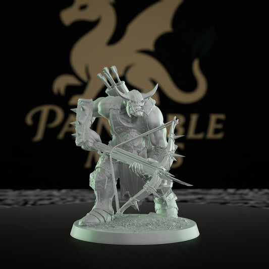 Collection Orc Crossbowman Miniature Medium | Rescale Miniatures | D&D DnD Pathfinder Miniature