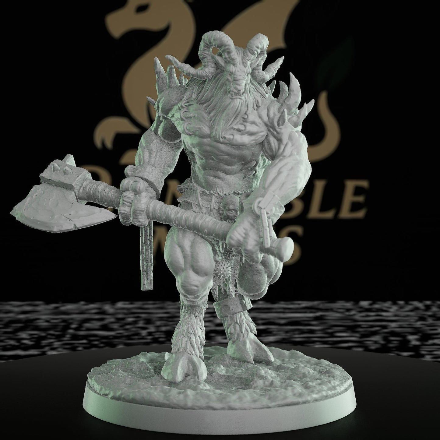 Beastkin Juggernaut Miniature Model | Large | Mammoth Factory | D&D DnD Pathfinder Miniature