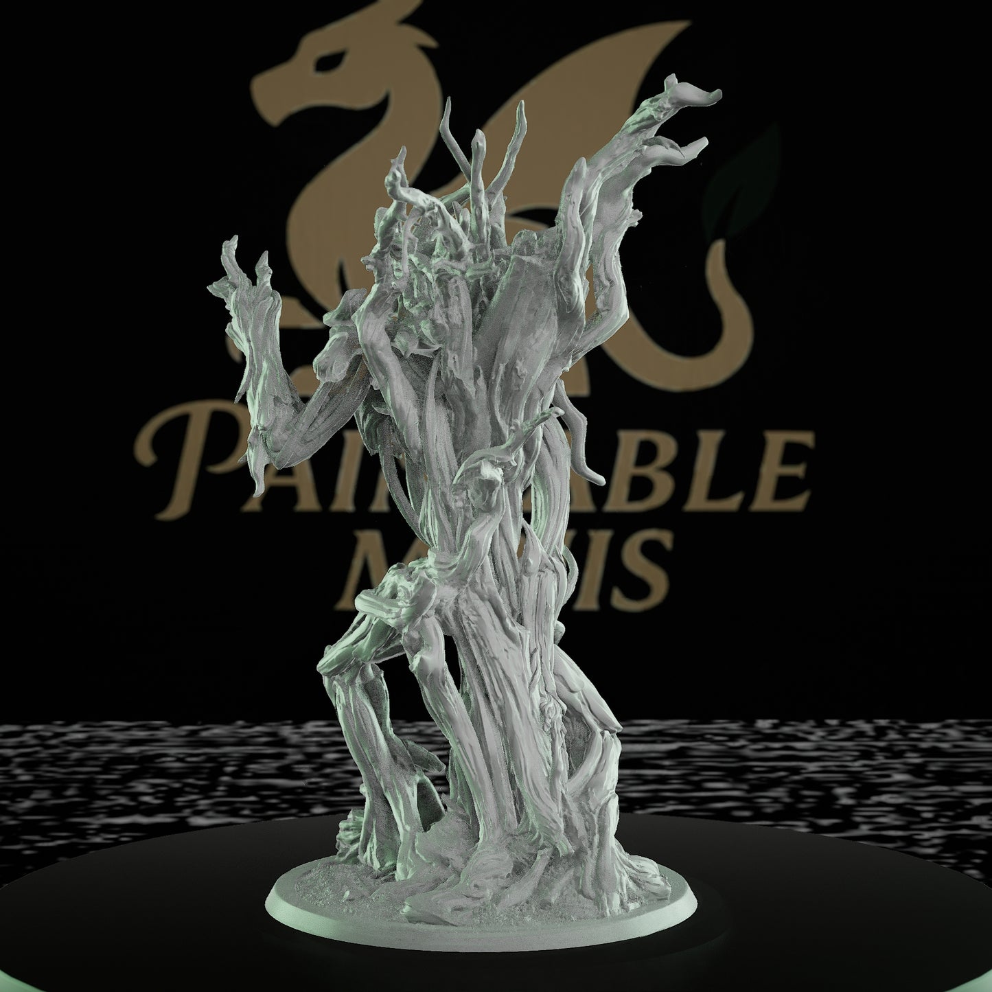 Treant Nature Monster Miniature | Large | Rescale Miniatures | D&D DnD Pathfinder Miniature