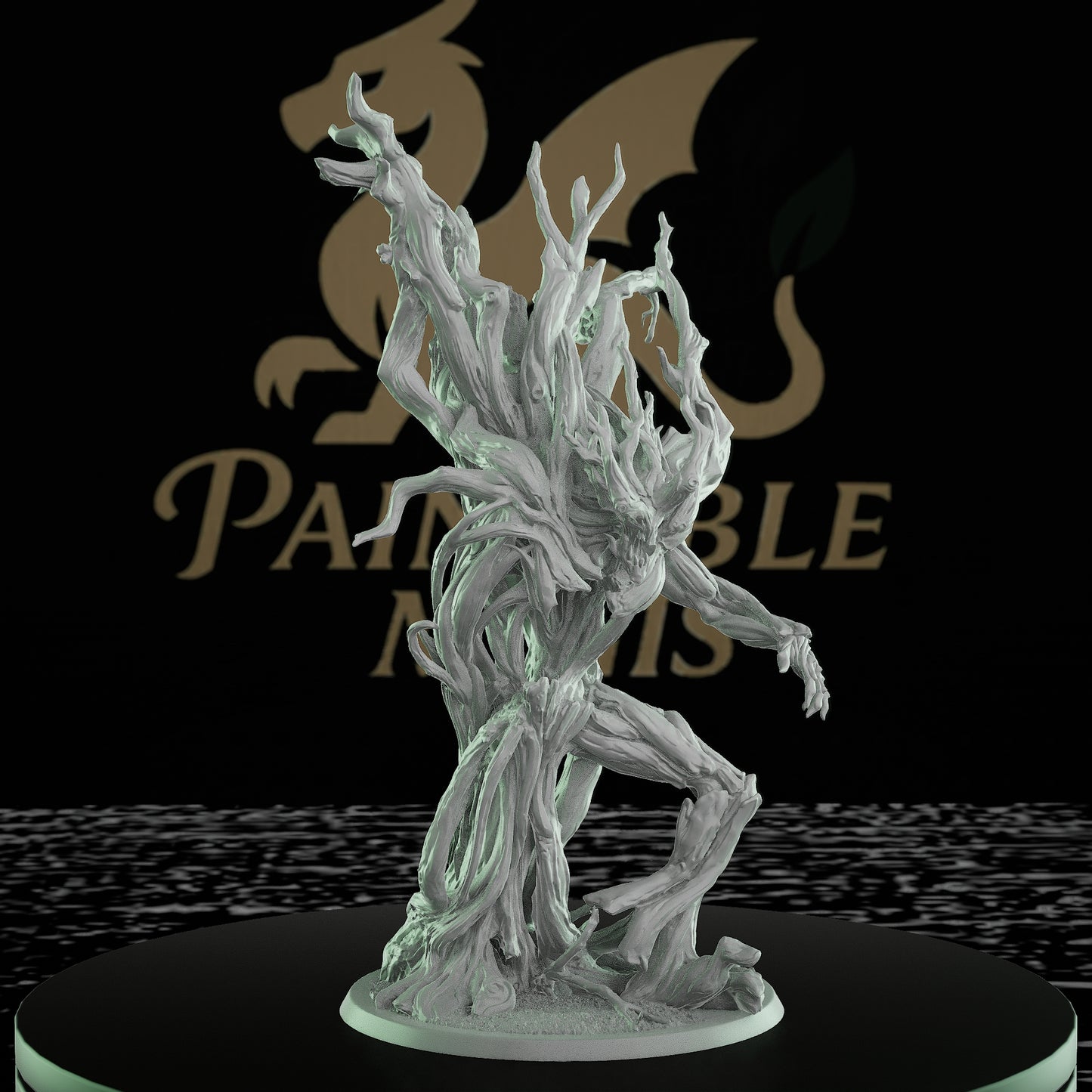 Treant Nature Monster Miniature | Large | Rescale Miniatures | D&D DnD Pathfinder Miniature