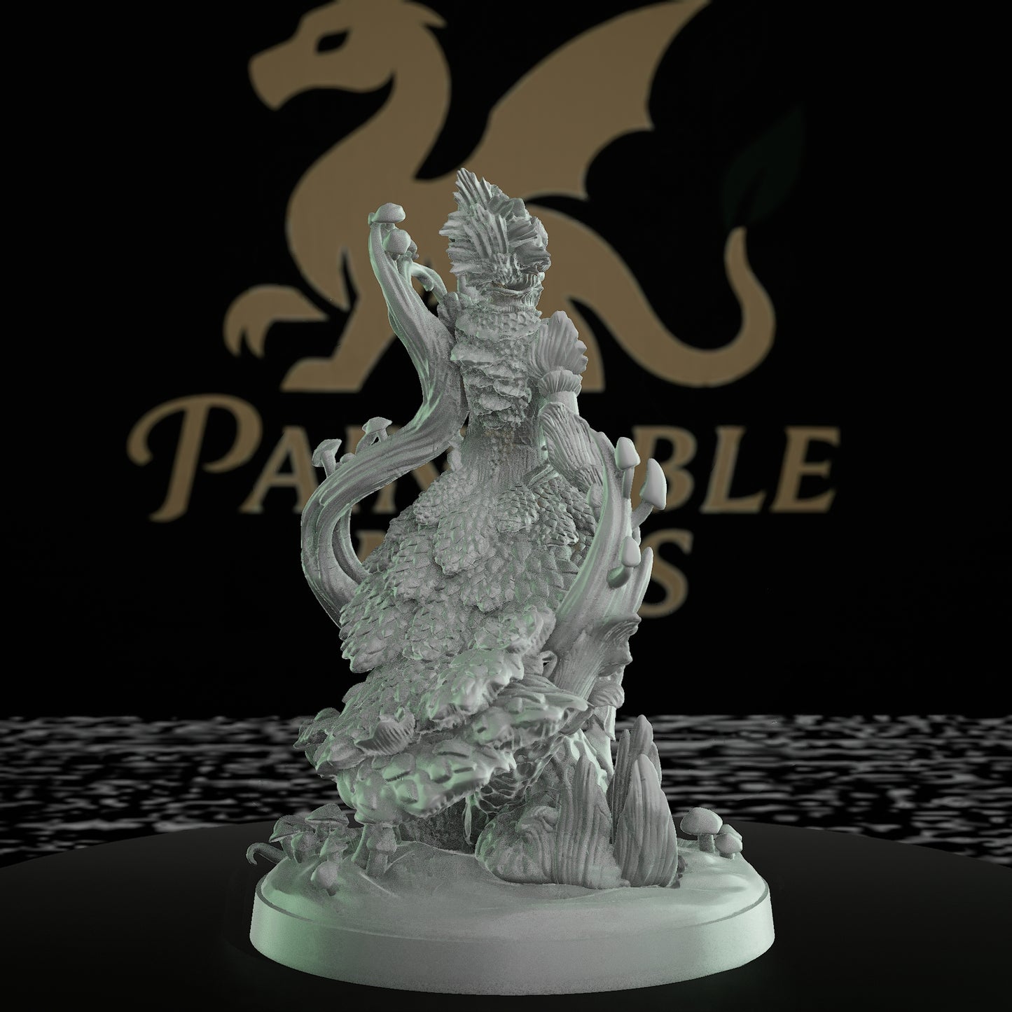 Maiden of Spores Druid Miniature | Dungeons and Dragons Tabletop RPG | Resin Figure