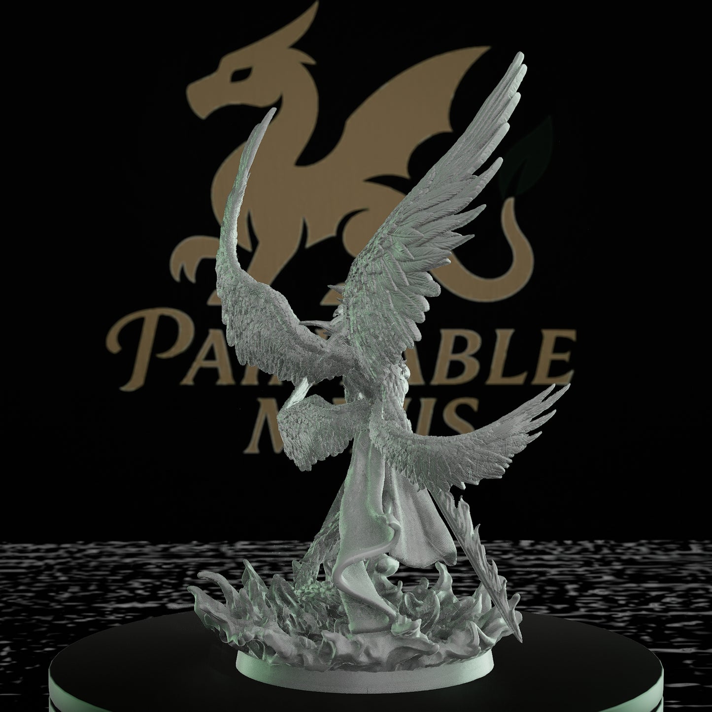 Demon Prince Maleshai Model Fantasy | Large | Mammoth Factory | D&D DnD Pathfinder Miniature