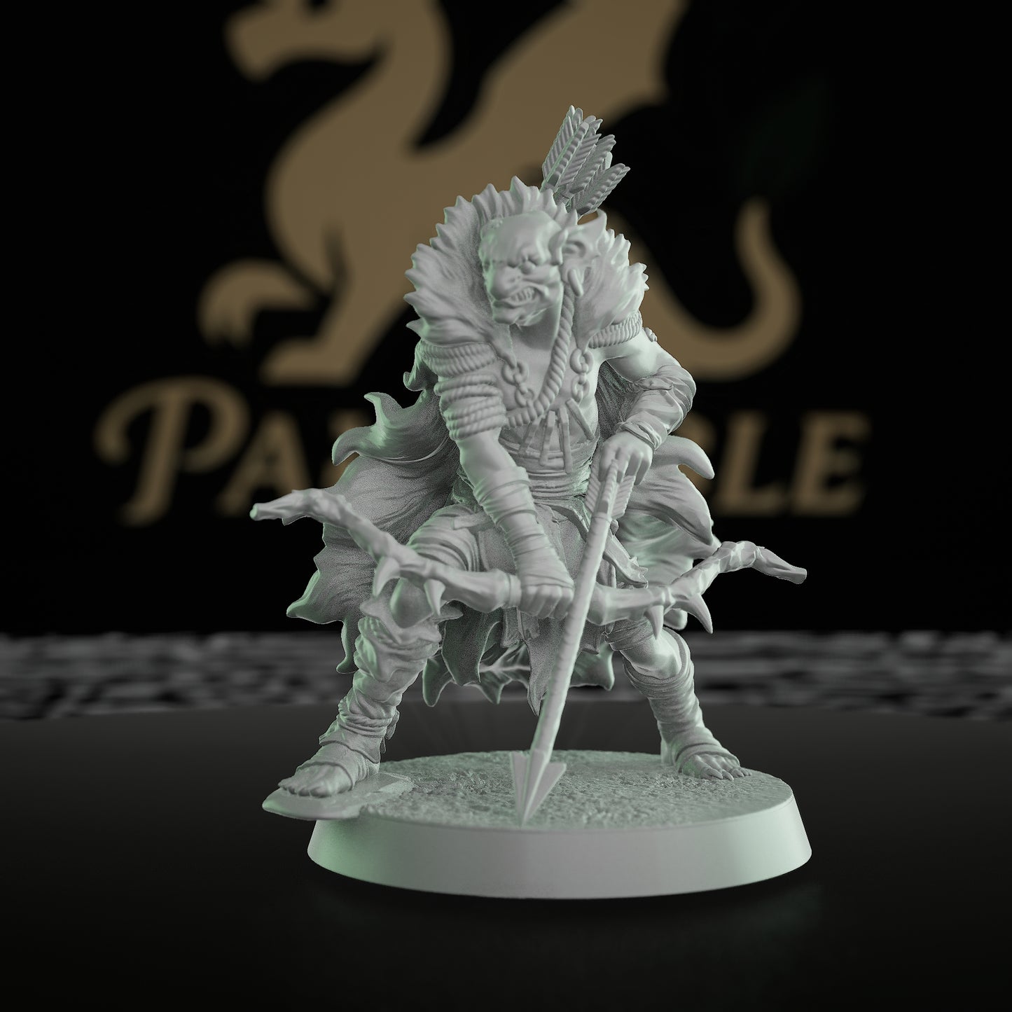 Marsh Goblin Archer Figurine Stealth Ambush | Medium | Mammoth Factory | D&D DnD Pathfinder Miniature