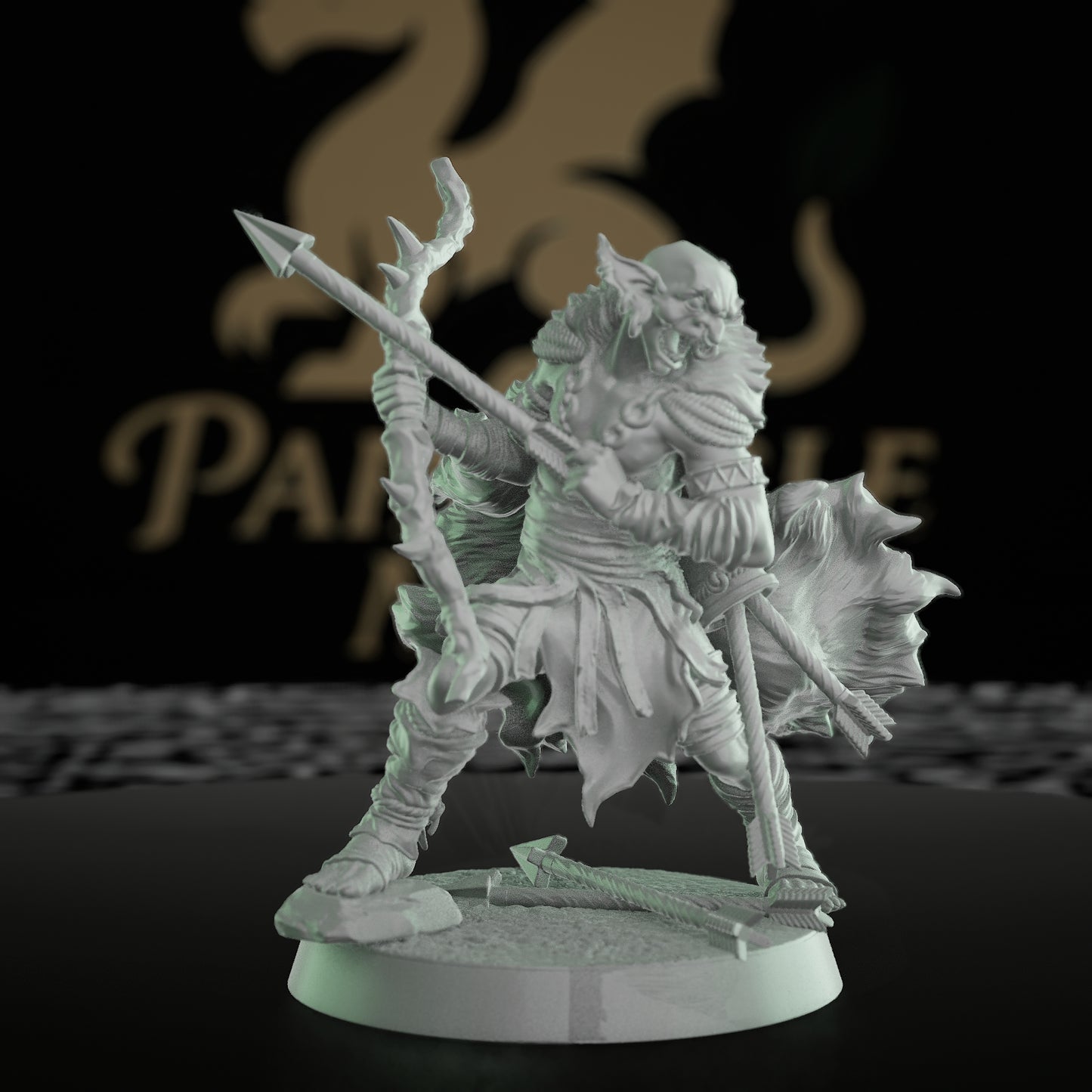 Marsh Goblin Archer Figurine Stealth Ambush | Medium | Mammoth Factory | D&D DnD Pathfinder Miniature