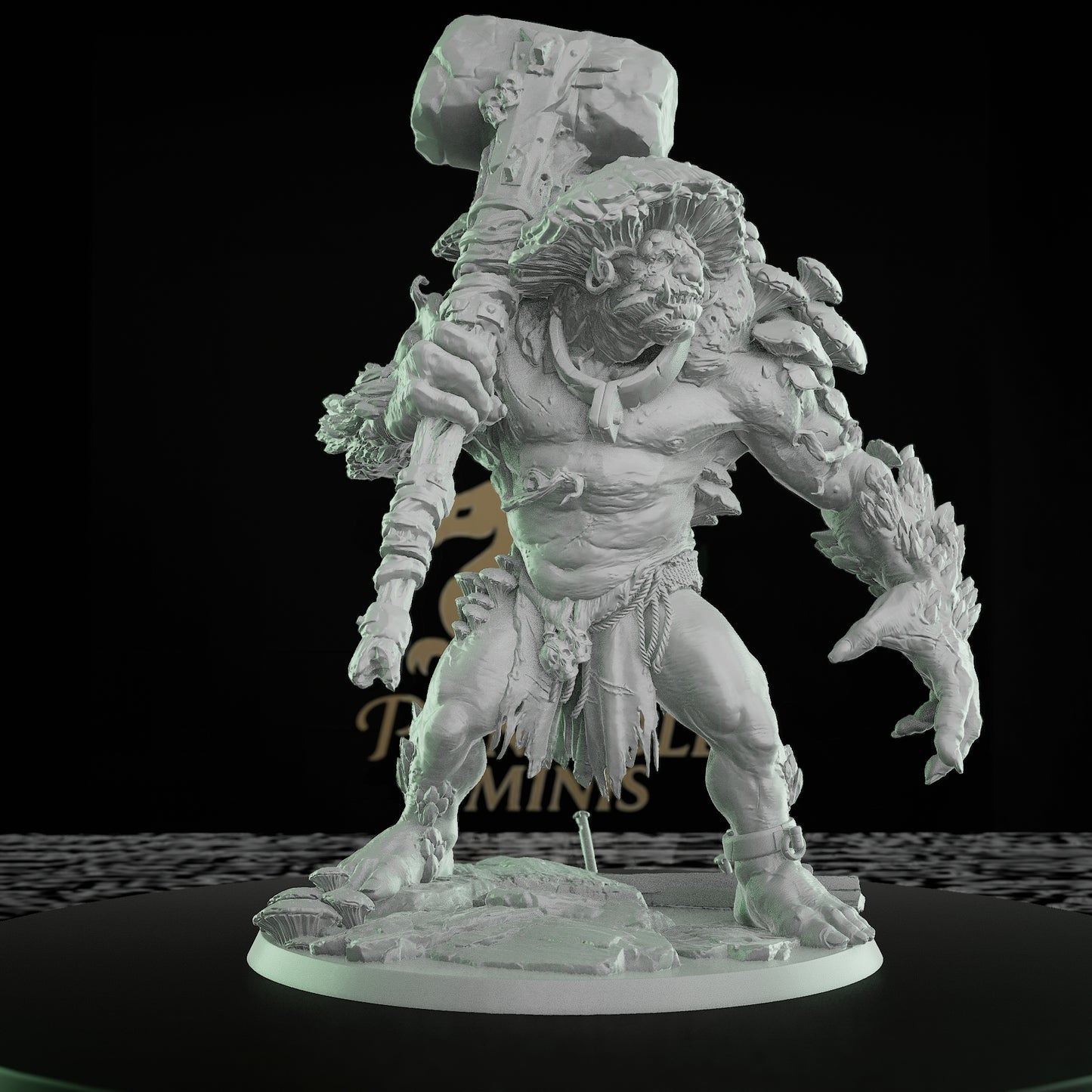 Fungal Ogre Monster Figure | Large | Rescale Miniatures | D&D DnD Pathfinder Miniature