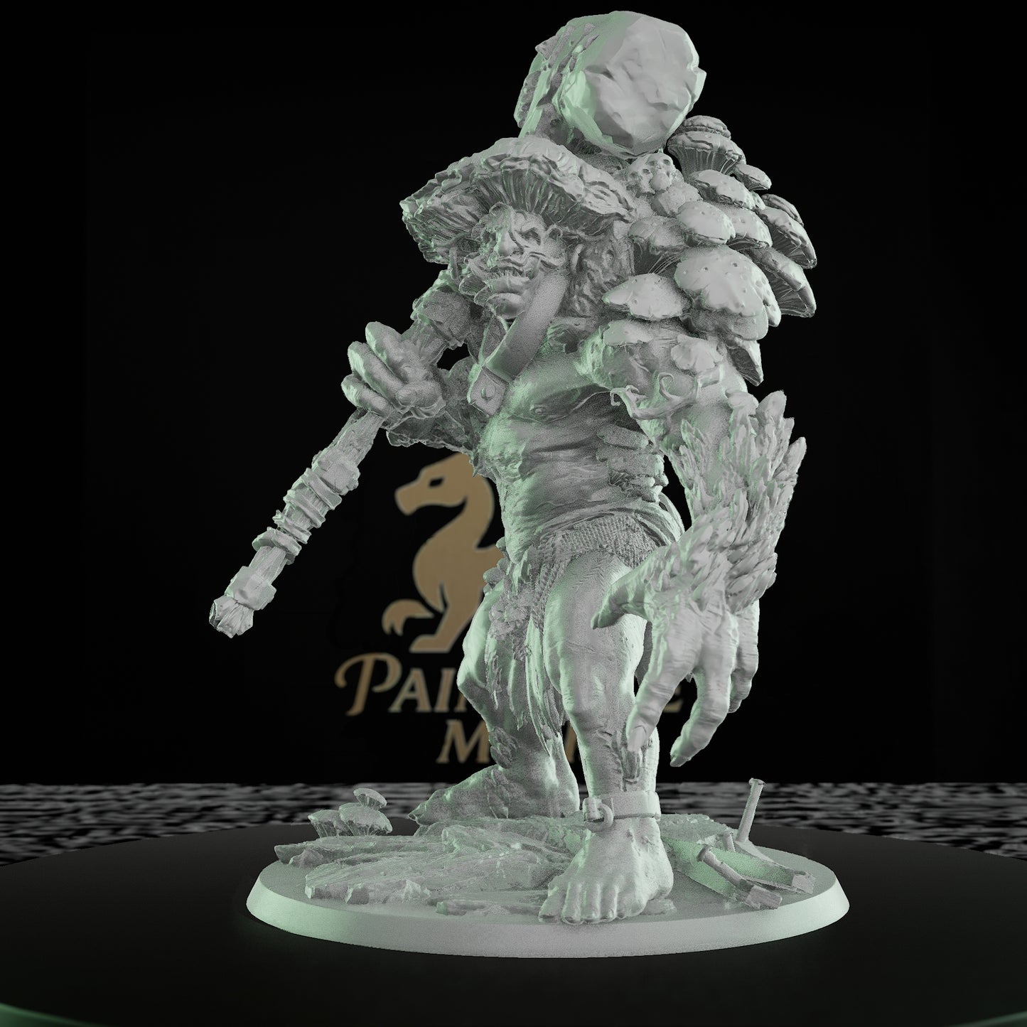 Fungal Ogre Monster Figure | Large | Rescale Miniatures | D&D DnD Pathfinder Miniature