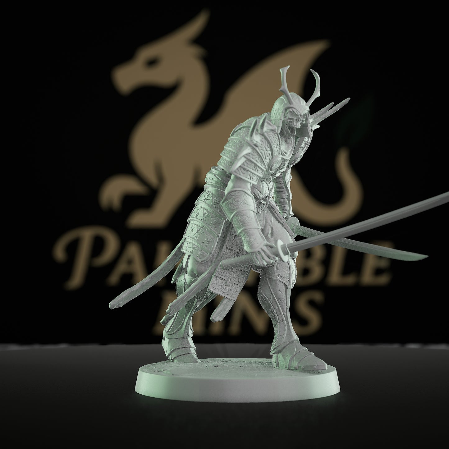 Collection Oriental Skeleton Undead Warrior Guard | Medium | Rescale Miniatures | D&D DnD Pathfinder Miniature