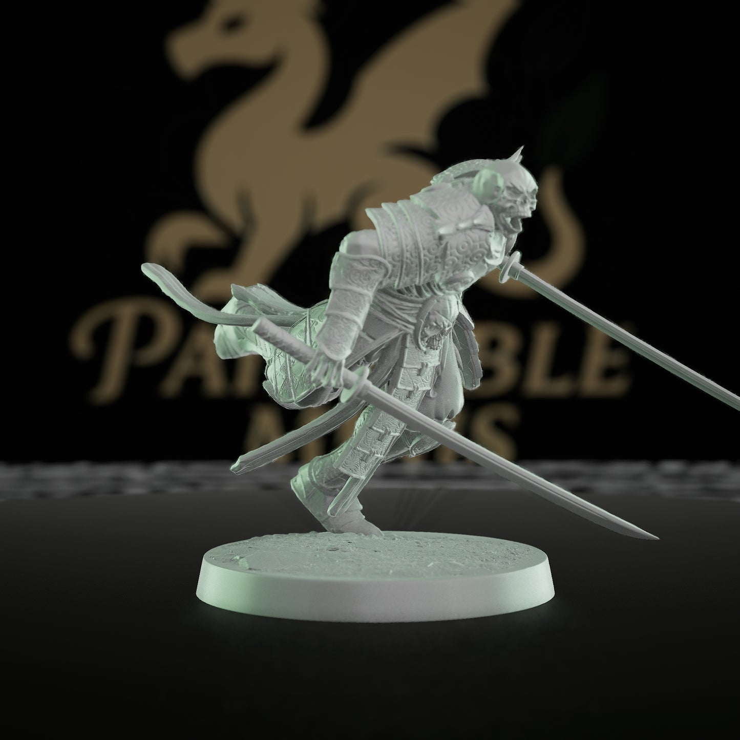 Collection Oriental Skeleton Undead Warrior Guard | Medium | Rescale Miniatures | D&D DnD Pathfinder Miniature