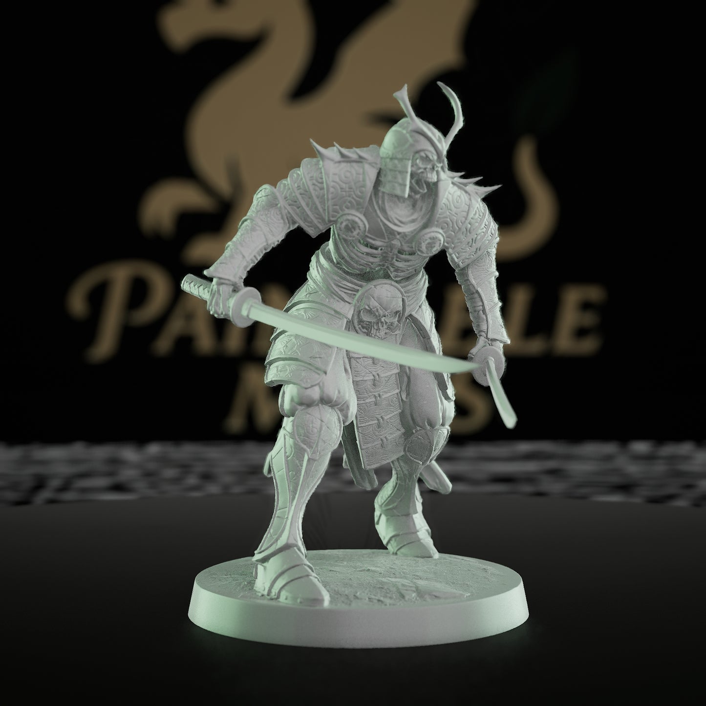 Collection Oriental Skeleton Undead Warrior Guard | Medium | Rescale Miniatures | D&D DnD Pathfinder Miniature