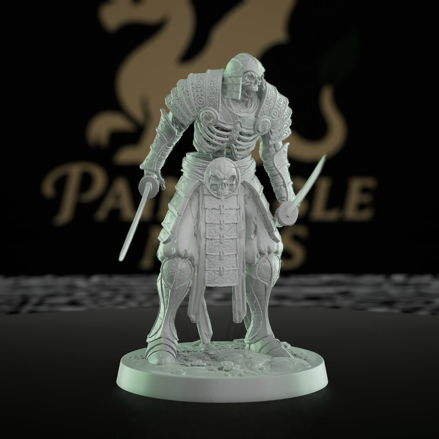 Collection Oriental Skeleton Undead Warrior Guard | Medium | Rescale Miniatures | D&D DnD Pathfinder Miniature