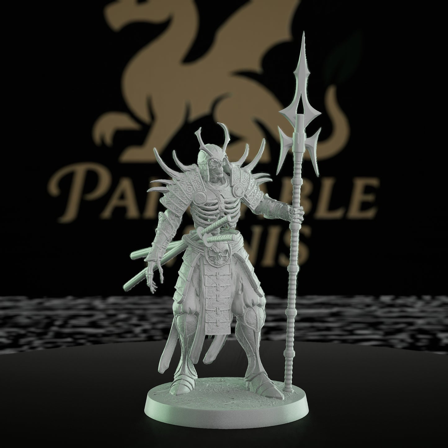 Collection Oriental Skeleton Undead Warrior Guard | Medium | Rescale Miniatures | D&D DnD Pathfinder Miniature