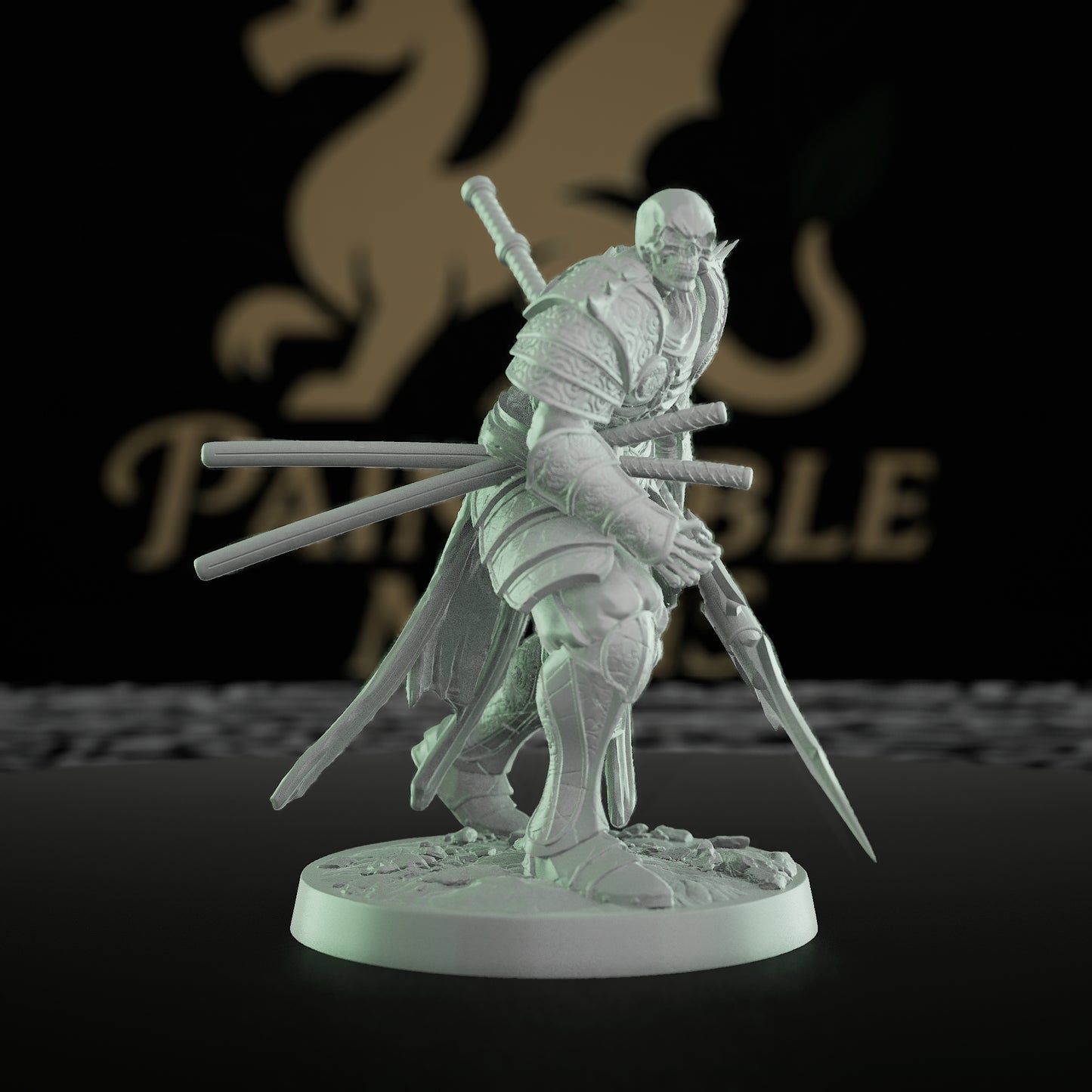 Collection Oriental Skeleton Undead Warrior Guard | Medium | Rescale Miniatures | D&D DnD Pathfinder Miniature