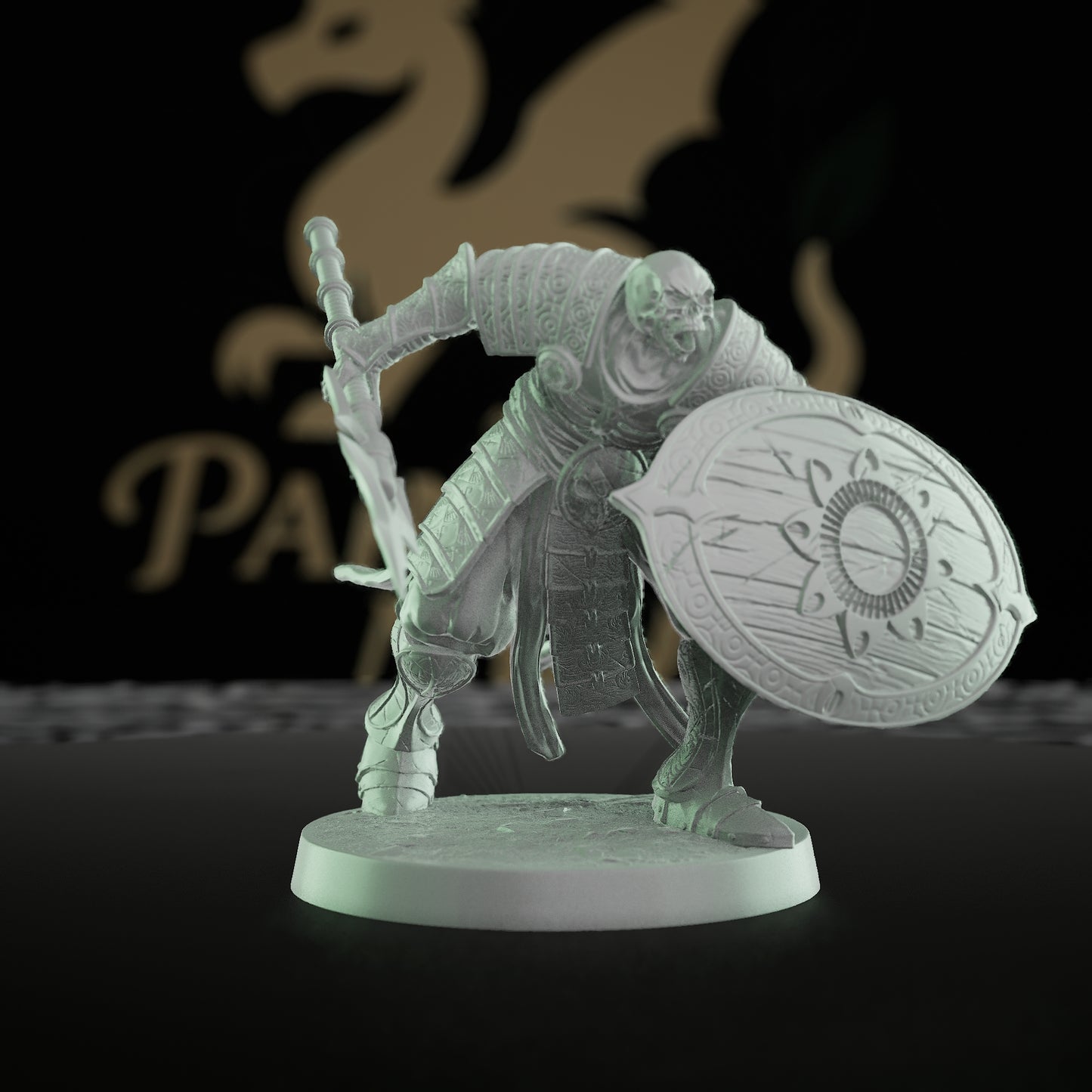 Collection Oriental Skeleton Undead Warrior Guard | Medium | Rescale Miniatures | D&D DnD Pathfinder Miniature