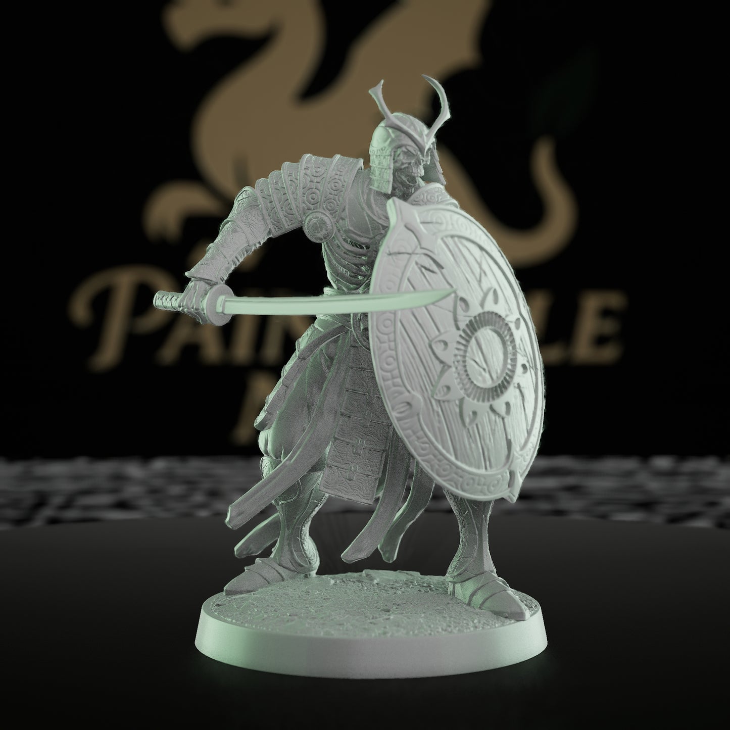 Collection Oriental Skeleton Undead Warrior Guard | Medium | Rescale Miniatures | D&D DnD Pathfinder Miniature