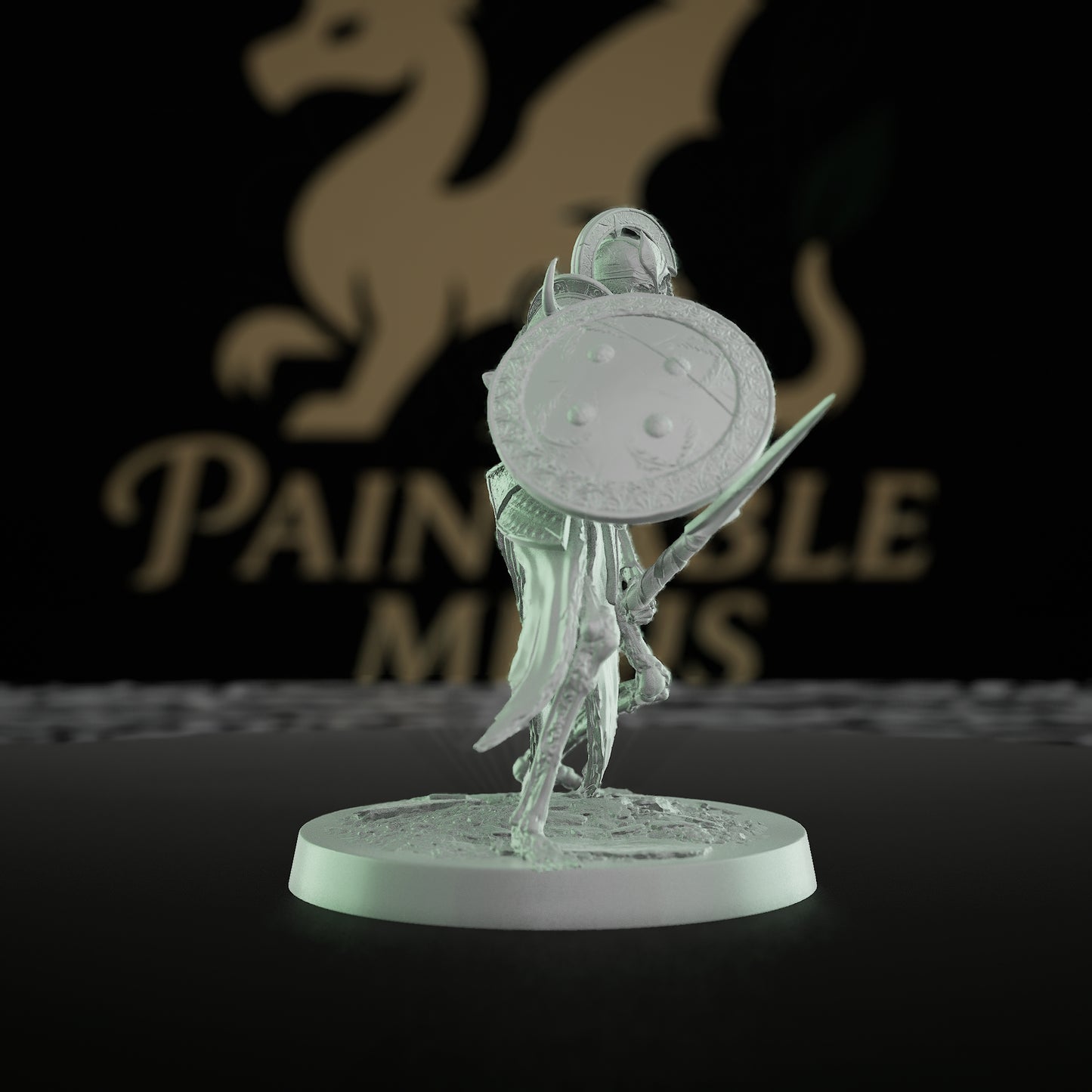 Collection Persian Skeleton Undead Warrior Scimitar | Medium | Rescale Miniatures | D&D DnD Pathfinder Miniature